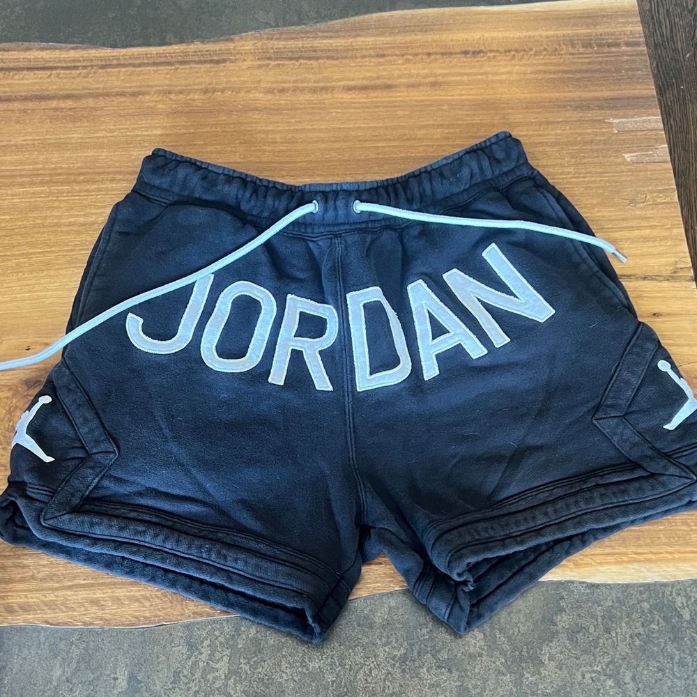Jordan x Nina Chanel Abney black fleece shorts
